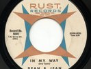 HEAR - Rare Northern Soul 45 - Dean & Jean - In My Way - Rust # 5089