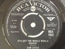 SAM COOKE - IT'S GOT THE WHOLE WORLD SHAKIN / SOMEBODY EASE MY TROUBLED MIND- UK