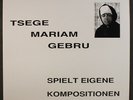 TSEGE MARIAM GEBRU: Spielt Eigene Kompositionen LP (reissue) Folk
