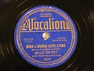 JAZZ BILLIE HOLIDAY ORCH When A Woman Loves A Man VOCALION 4029
