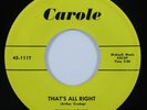 Rockabilly 45 DWAIN LOUIS & CLASSMATES That's All Right CAROLE NM HEAR *