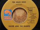 DAVID AND THE GIANTS TEN MILES HIGH NORTHERN SOUL WIGAN CASINO ORIGINAL 45 NM