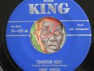 HEAR Lonnie Johnson 45 Tomorrow Night/What A Woman KING 4201 R&B blues Elvis