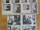 NECROS STICKERS (3) PROCESS OF ELIMINATION LINER NOTES PUNK ORIGINAL MISFITS 81