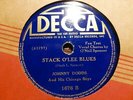 1938 Johnny DODDS & His CHICAGO BOYS Stack O'Lee Blues/ Melancholy LIL ARMSTRONG