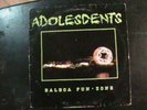 Adolescents - Balboa Fun Zone LP 1st Press Green Vinyl XXX Records Punk Rock 