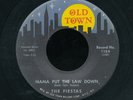 45bs-R&B vocal group-OLD TOWN 1134-The Fiestas-(Gypsy Said/Mama put the Law Dwn)