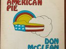 DON McLEAN American Pie 1970s LP 33RPM RARE UNOFFICIAL Right On Records RP151