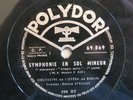 RICHARD STRAUSS Conducts Mozart Sym 40 G minor 1939 Polydor 69.869 France NM-