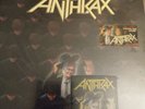 ANTHRAX, AMONG THE LIVING LP,  ORIGINAL 1986 LP.. GOOD CONDITION, inc patch