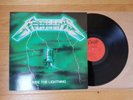 Metallica - Ride the Lightning Green Cover Black Vinyl Original Bernett