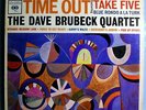 DAVE BRUBECK/PAUL DESMOND TIME OUT/TAKE 5 RARE ORIG '59 COLUMBIA 6-EYE STEREO LP