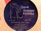 CHARLIE PARKER   EX jazz 78 rpm on MERCURY 11088. Autumn in New York. NICE.