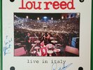 *SIGNED* LOU REED - LIVE IN ITALY DOUBLE LP VINYL ROBERT QUINE FERNANDO SAUNDERS