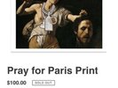 Pray For Paris Print Westside Gunn Griselda SOLD OUT (not framed) Limited to 100