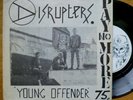 DISRUPTERS first 7” Young Offender 1981 powerful UK punk RADICAL CHANGE RECORDS