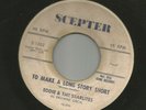 DOOWOP R&B- EDDIE & the STARLITES - TO MAKE A LONG STORY - HEAR -1958 SCEPTER