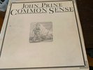 JOHN PRINE - COMMON SENSE - COUNTRY/FOLK ROCK - W/LYRIC SHEET VINYL Lp VG+