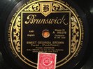 EUROJAZZ   Freddy Johnson + Arthur Briggs   Sweet Georgia Brown  78 rpm