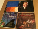 Nat King Cole Record Lot(4) With Xmas