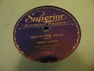GENE AUTRY SUPERIOR 78RPM RECORD 2596 COUNTRY BLUES DAD IN THE HILLS
