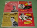Frank Sinatra Lot 4 Vinyl 45 RPM Records in Sleeves w/ The Voice, Three Coins
