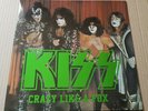 kiss - crazy like a fox   -2 x  lp- coloured  vinyl