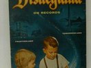YOUR TRIP TO DISNEYLAND ON RECORDS 1950'S MATTEL MUSICAL MAP UNCUT