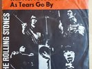 Rolling Stones Single seltener Roter Balken 19 Nervous Breakdown/As Tears Go By