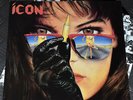 Icon 'Right Between The Eyes' German '89 Original Vinyl Record LP w Inner Rare