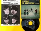 THE BEATLES (45 RPM - ITALY)  QMSP 16384  