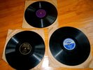3 old Billie Holiday 78 records - Strange Fruit - Commodore + Aladdin, Decca