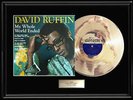 DAVID RUFFIN MY WHOLE WORLD ENDED  WHITE GOLD PLATINUM TONE RECORD TEMPTATIONS