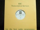 U2 In Concert BBC Transcription disc N. Mint 1983 CN 4134/S live