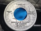 Funk Soul 45 Warren Lee   A Lady   Mama Said We Can't Get Married   Deesu