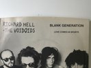 RIRCHARD HELL/VOIDOIDS 45 BLANK GENERATION