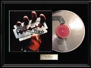 JUDAS PRIEST BRITISH STEEL WHITE GOLD SILVER PLATINUM TONED RECORD NON RIAA