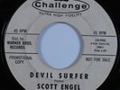 Instrumental Surf Rocker 45 SCOTT ENGEL Devil Surfer CHALLENGE promo HEAR