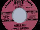 Glam Psych 45 JIMMY JUKEBOX Motor Boat CHATTAHOOCHEE VG+ kim fowley HEAR