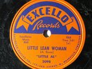 LITTLE AL-LITTLE LEAN WOMAN ON EXCELLO BLUES 78RPM-VG++