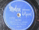 SAM LIGHTNING HOPKINS-SHINNING MOON ON MODERN HOLLYWOOD 78RPM