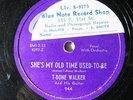 T-BONE WALKER-SHE'S MY OLD TIME USED-TO-BE ON CAPITAL JAZZ 78RPM-VG++