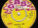 PAT *TEACH ME/ RYTHM RULERS SEA BREEZE* 1970 UK GAS   REGGAE