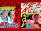 2 Steve Keene Pop Art Painting Jazz LP Record Covers Thelonious Monk McCoy Tyner