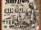 Jerry Lewis Sings The Songs From Ben-Hur Vinyl Album Signed Decca