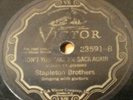 Stapleton Brothers-Strolling Through Life/Take Me Back-Victor 23591 V+/E- Prewar