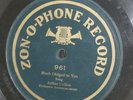 Zonophone 10 Inch Record No. 961 Much Obliged To You Arthur Collins