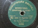 Zonophone 7 Inch Record No. 42153 What Would The Neighbours Say George Atkinson