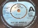 Ringo Starr, Back Off Boogaloo, 7” Rare Vinyl Promotional Copy