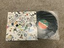 Led Zeppelin III Rock Record lp original vinyl album wheel